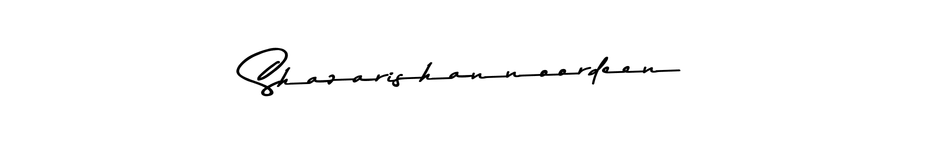 Make a beautiful signature design for name Shazarishannoordeen. With this signature (Asem Kandis PERSONAL USE) style, you can create a handwritten signature for free. Shazarishannoordeen signature style 9 images and pictures png