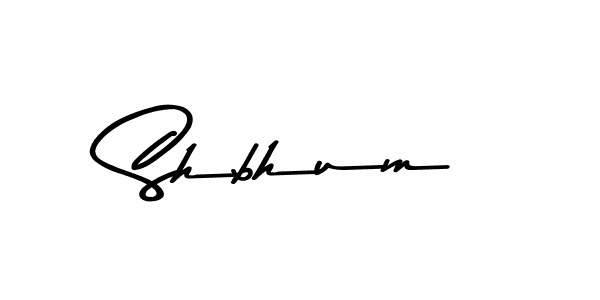 Similarly Asem Kandis PERSONAL USE is the best handwritten signature design. Signature creator online .You can use it as an online autograph creator for name Shbhum. Shbhum signature style 9 images and pictures png