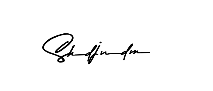 Use a signature maker to create a handwritten signature online. With this signature software, you can design (Asem Kandis PERSONAL USE) your own signature for name Shdjndm. Shdjndm signature style 9 images and pictures png