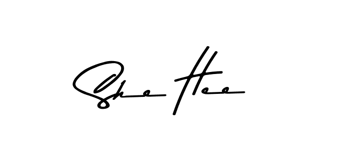 Also You can easily find your signature by using the search form. We will create She Hee name handwritten signature images for you free of cost using Asem Kandis PERSONAL USE sign style. She Hee signature style 9 images and pictures png