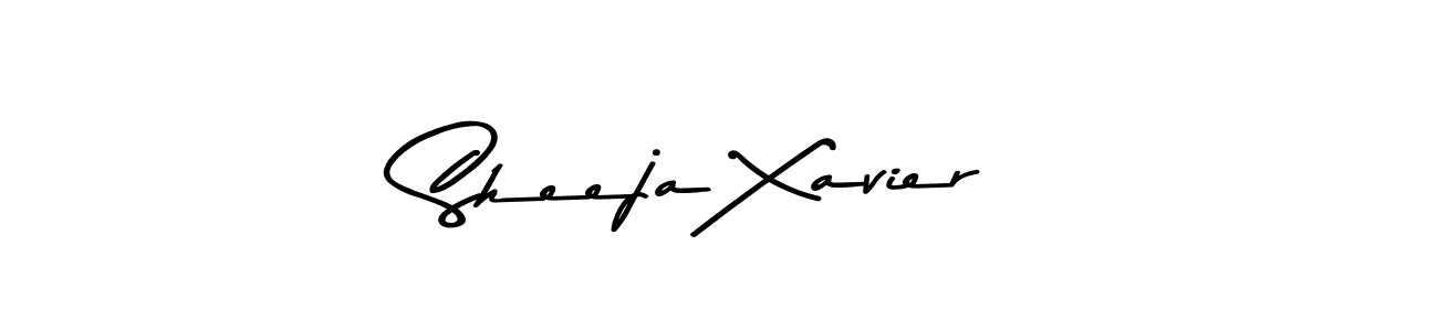 The best way (Asem Kandis PERSONAL USE) to make a short signature is to pick only two or three words in your name. The name Sheeja Xavier include a total of six letters. For converting this name. Sheeja Xavier signature style 9 images and pictures png