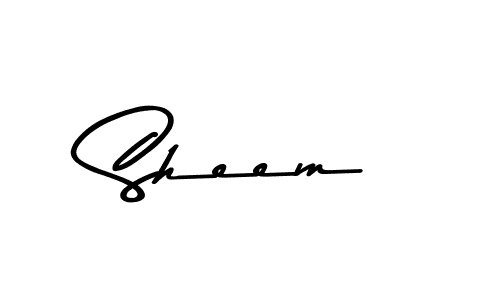How to make Sheem signature? Asem Kandis PERSONAL USE is a professional autograph style. Create handwritten signature for Sheem name. Sheem signature style 9 images and pictures png