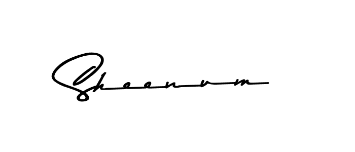 Make a beautiful signature design for name Sheenum. With this signature (Asem Kandis PERSONAL USE) style, you can create a handwritten signature for free. Sheenum signature style 9 images and pictures png