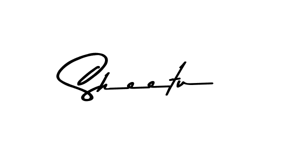 Design your own signature with our free online signature maker. With this signature software, you can create a handwritten (Asem Kandis PERSONAL USE) signature for name Sheetu. Sheetu signature style 9 images and pictures png