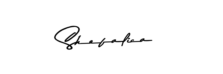 Make a beautiful signature design for name Shefalica. With this signature (Asem Kandis PERSONAL USE) style, you can create a handwritten signature for free. Shefalica signature style 9 images and pictures png