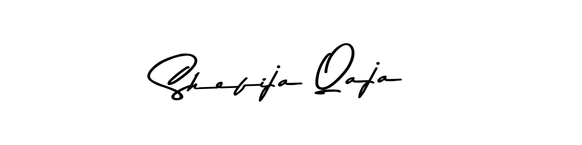 Shefija Qaja stylish signature style. Best Handwritten Sign (Asem Kandis PERSONAL USE) for my name. Handwritten Signature Collection Ideas for my name Shefija Qaja. Shefija Qaja signature style 9 images and pictures png