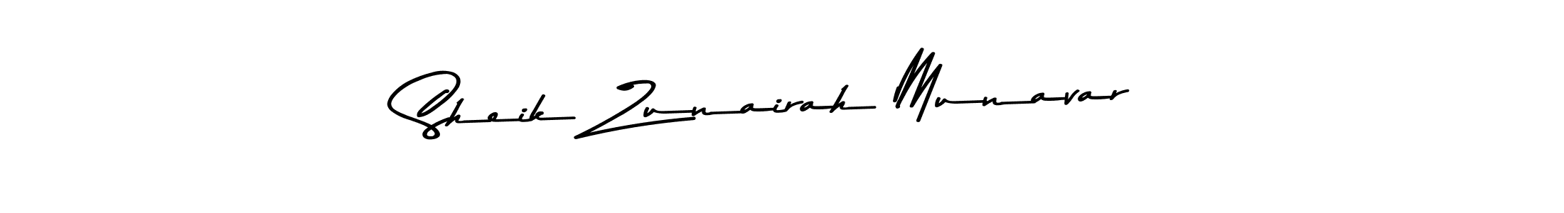 Also we have Sheik Zunairah Munavar name is the best signature style. Create professional handwritten signature collection using Asem Kandis PERSONAL USE autograph style. Sheik Zunairah Munavar signature style 9 images and pictures png