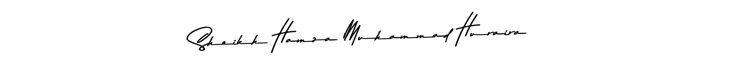 Make a beautiful signature design for name Sheikh Hamza Muhammad Huraira. Use this online signature maker to create a handwritten signature for free. Sheikh Hamza Muhammad Huraira signature style 9 images and pictures png