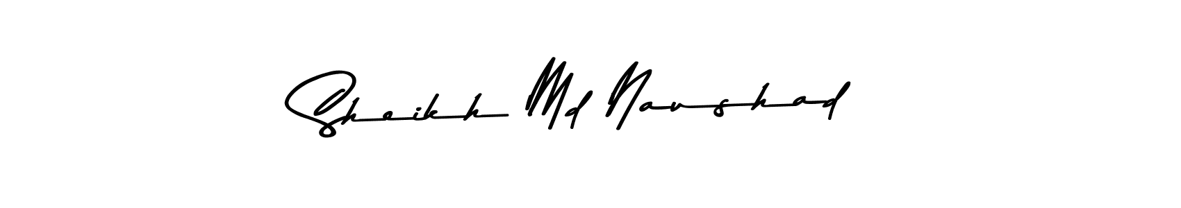 Sheikh Md Naushad stylish signature style. Best Handwritten Sign (Asem Kandis PERSONAL USE) for my name. Handwritten Signature Collection Ideas for my name Sheikh Md Naushad. Sheikh Md Naushad signature style 9 images and pictures png
