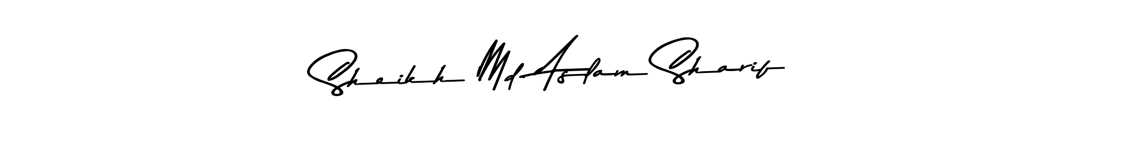 Design your own signature with our free online signature maker. With this signature software, you can create a handwritten (Asem Kandis PERSONAL USE) signature for name Sheikh Md. Aslam Sharif. Sheikh Md. Aslam Sharif signature style 9 images and pictures png