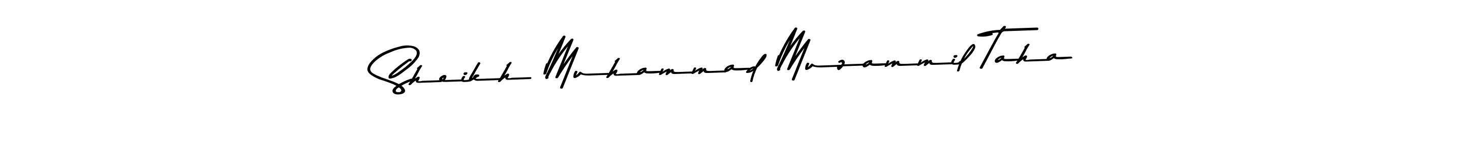 Similarly Asem Kandis PERSONAL USE is the best handwritten signature design. Signature creator online .You can use it as an online autograph creator for name Sheikh Muhammad Muzammil Taha. Sheikh Muhammad Muzammil Taha signature style 9 images and pictures png