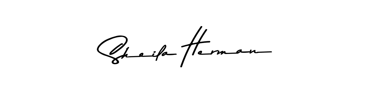 Make a beautiful signature design for name Sheila Herman. With this signature (Asem Kandis PERSONAL USE) style, you can create a handwritten signature for free. Sheila Herman signature style 9 images and pictures png