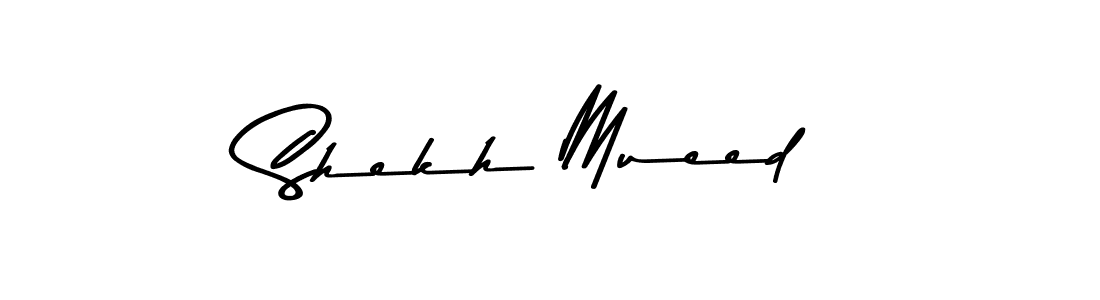 Also You can easily find your signature by using the search form. We will create Shekh Mueed name handwritten signature images for you free of cost using Asem Kandis PERSONAL USE sign style. Shekh Mueed signature style 9 images and pictures png