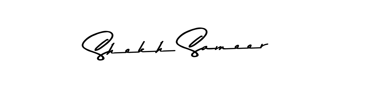 It looks lik you need a new signature style for name Shekh Sameer. Design unique handwritten (Asem Kandis PERSONAL USE) signature with our free signature maker in just a few clicks. Shekh Sameer signature style 9 images and pictures png