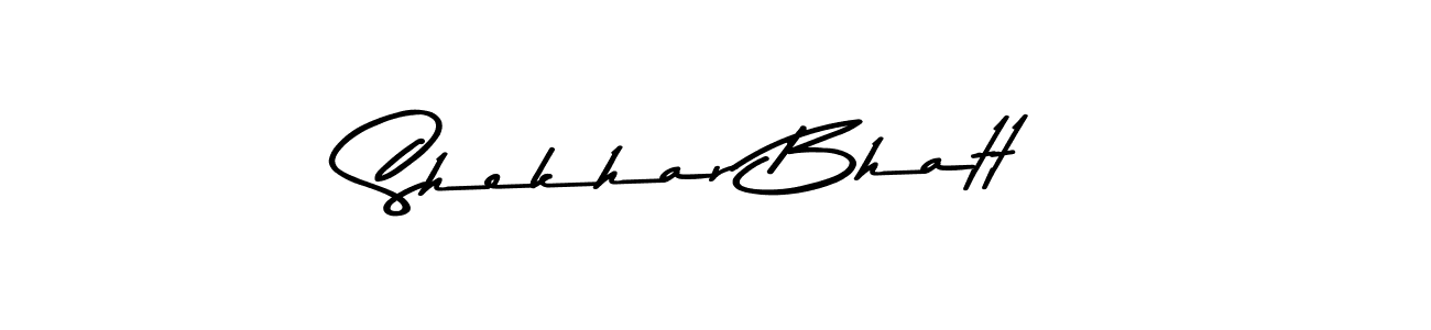 Also You can easily find your signature by using the search form. We will create Shekhar Bhatt name handwritten signature images for you free of cost using Asem Kandis PERSONAL USE sign style. Shekhar Bhatt signature style 9 images and pictures png