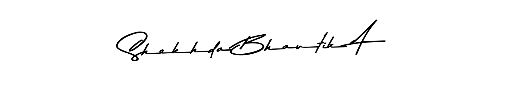 Here are the top 10 professional signature styles for the name Shekhda Bhautik A. These are the best autograph styles you can use for your name. Shekhda Bhautik A signature style 9 images and pictures png