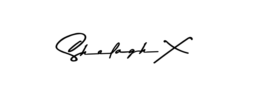 How to make Shelagh X signature? Asem Kandis PERSONAL USE is a professional autograph style. Create handwritten signature for Shelagh X name. Shelagh X signature style 9 images and pictures png