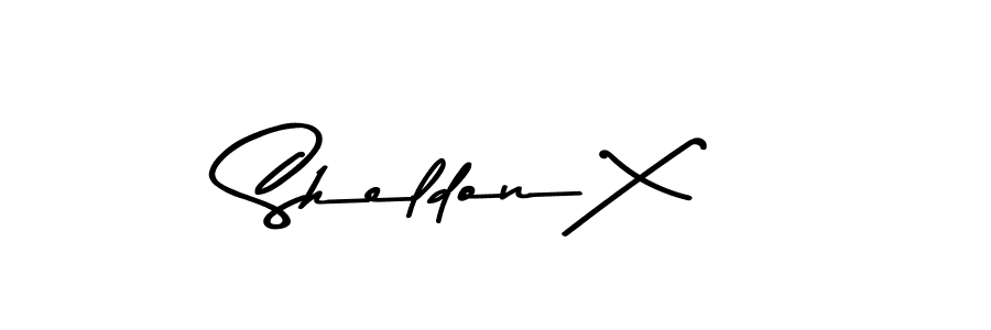 This is the best signature style for the Sheldon X name. Also you like these signature font (Asem Kandis PERSONAL USE). Mix name signature. Sheldon X signature style 9 images and pictures png