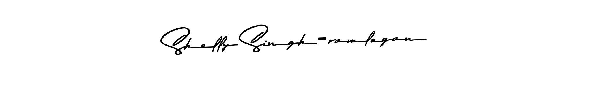 Use a signature maker to create a handwritten signature online. With this signature software, you can design (Asem Kandis PERSONAL USE) your own signature for name Shelly Singh-ramlogan. Shelly Singh-ramlogan signature style 9 images and pictures png