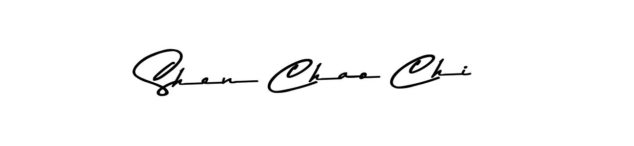 Design your own signature with our free online signature maker. With this signature software, you can create a handwritten (Asem Kandis PERSONAL USE) signature for name Shen Chao Chi. Shen Chao Chi signature style 9 images and pictures png