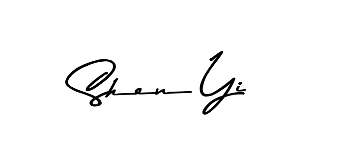 The best way (Asem Kandis PERSONAL USE) to make a short signature is to pick only two or three words in your name. The name Shen Yi include a total of six letters. For converting this name. Shen Yi signature style 9 images and pictures png
