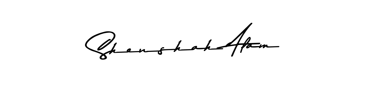 Here are the top 10 professional signature styles for the name Shenshah Alam. These are the best autograph styles you can use for your name. Shenshah Alam signature style 9 images and pictures png