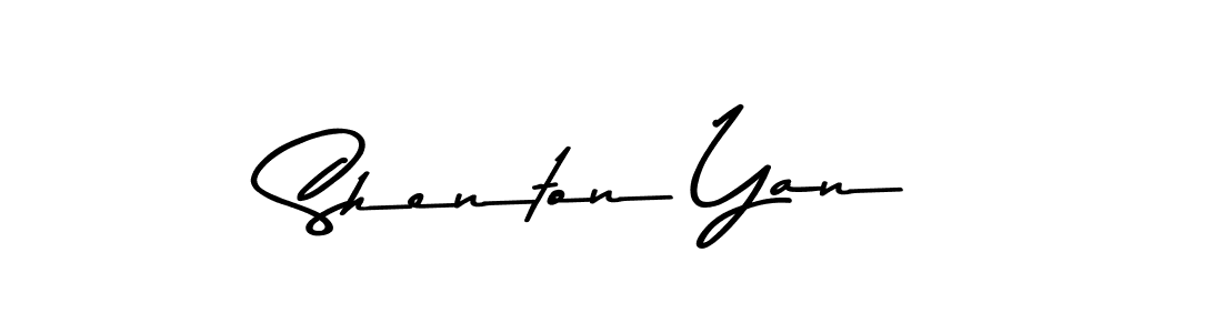 if you are searching for the best signature style for your name Shenton Yan. so please give up your signature search. here we have designed multiple signature styles  using Asem Kandis PERSONAL USE. Shenton Yan signature style 9 images and pictures png