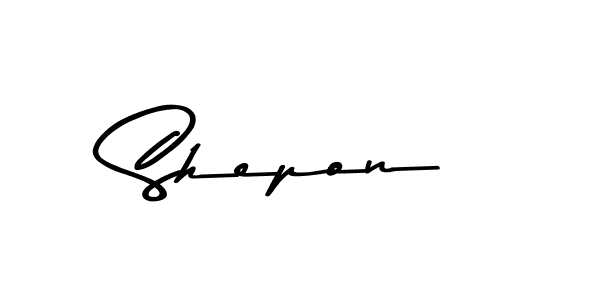 Make a beautiful signature design for name Shepon. Use this online signature maker to create a handwritten signature for free. Shepon signature style 9 images and pictures png