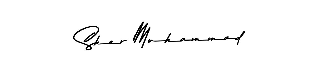 Also You can easily find your signature by using the search form. We will create Sher Muhammad name handwritten signature images for you free of cost using Asem Kandis PERSONAL USE sign style. Sher Muhammad signature style 9 images and pictures png