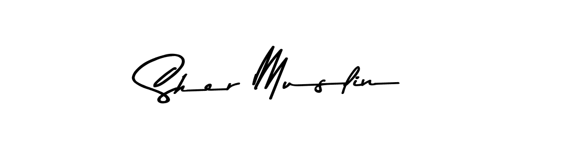 The best way (Asem Kandis PERSONAL USE) to make a short signature is to pick only two or three words in your name. The name Sher Muslin include a total of six letters. For converting this name. Sher Muslin signature style 9 images and pictures png