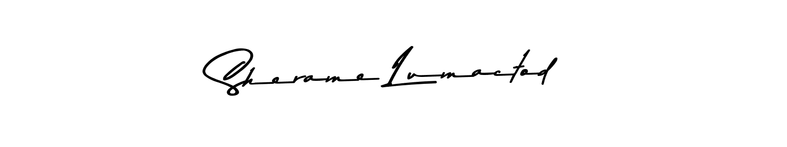 It looks lik you need a new signature style for name Sherame Lumactod. Design unique handwritten (Asem Kandis PERSONAL USE) signature with our free signature maker in just a few clicks. Sherame Lumactod signature style 9 images and pictures png