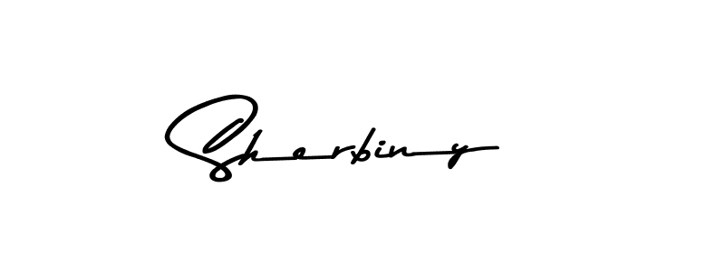 Sherbiny stylish signature style. Best Handwritten Sign (Asem Kandis PERSONAL USE) for my name. Handwritten Signature Collection Ideas for my name Sherbiny. Sherbiny signature style 9 images and pictures png