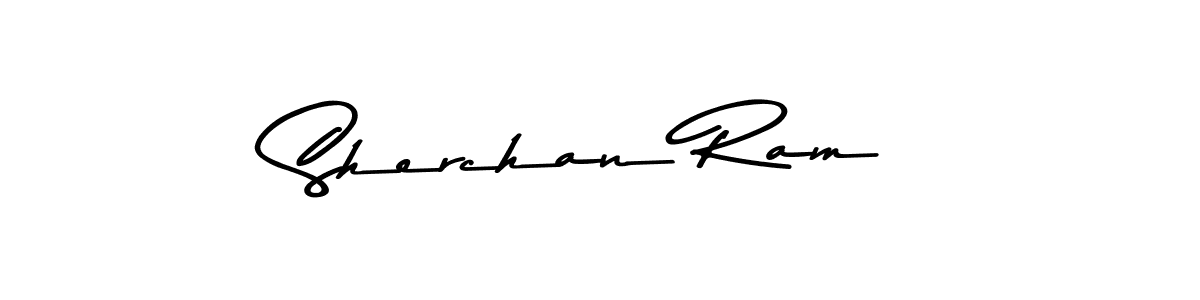 You should practise on your own different ways (Asem Kandis PERSONAL USE) to write your name (Sherchan Ram) in signature. don't let someone else do it for you. Sherchan Ram signature style 9 images and pictures png