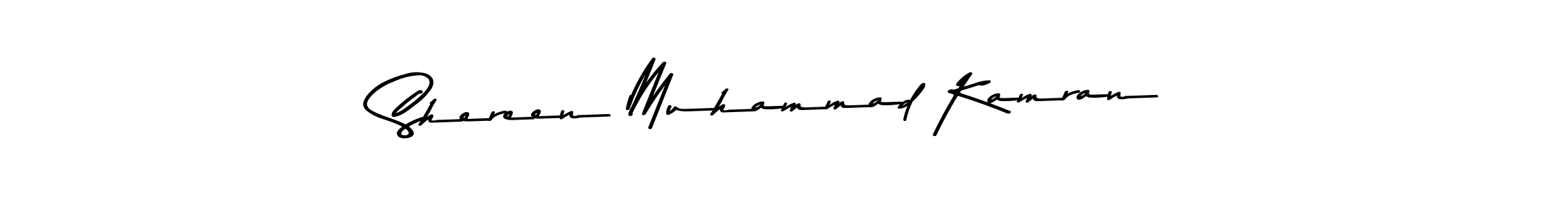 Make a beautiful signature design for name Shereen Muhammad Kamran. Use this online signature maker to create a handwritten signature for free. Shereen Muhammad Kamran signature style 9 images and pictures png