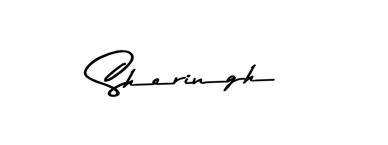 You should practise on your own different ways (Asem Kandis PERSONAL USE) to write your name (Sheringh) in signature. don't let someone else do it for you. Sheringh signature style 9 images and pictures png