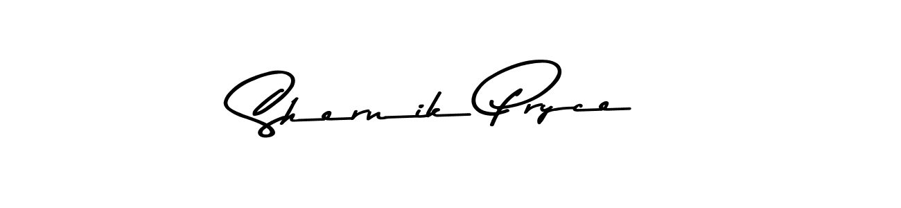 How to make Shernik Pryce signature? Asem Kandis PERSONAL USE is a professional autograph style. Create handwritten signature for Shernik Pryce name. Shernik Pryce signature style 9 images and pictures png