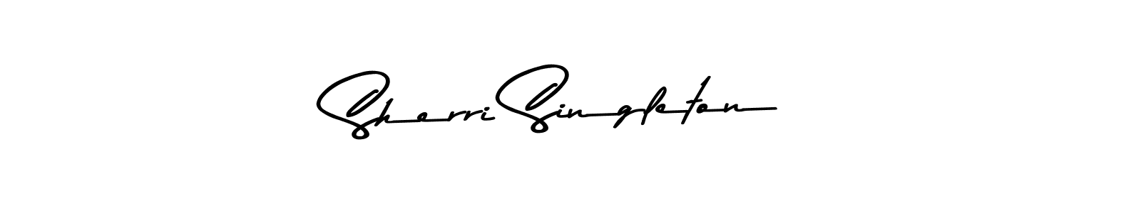 You should practise on your own different ways (Asem Kandis PERSONAL USE) to write your name (Sherri Singleton) in signature. don't let someone else do it for you. Sherri Singleton signature style 9 images and pictures png