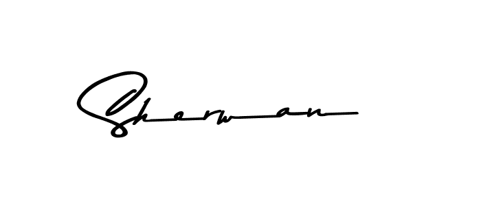 Make a beautiful signature design for name Sherwan. With this signature (Asem Kandis PERSONAL USE) style, you can create a handwritten signature for free. Sherwan signature style 9 images and pictures png