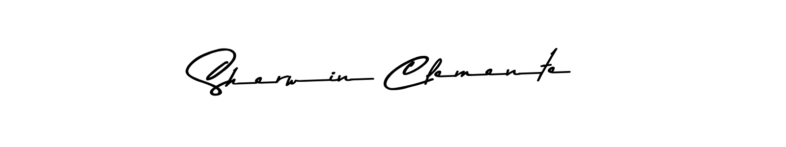 Design your own signature with our free online signature maker. With this signature software, you can create a handwritten (Asem Kandis PERSONAL USE) signature for name Sherwin Clemente. Sherwin Clemente signature style 9 images and pictures png