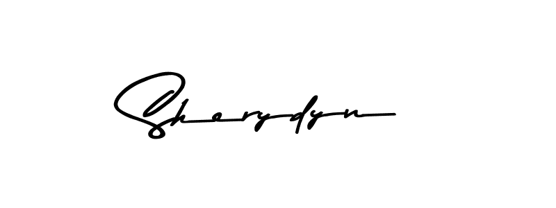 How to make Sherydyn signature? Asem Kandis PERSONAL USE is a professional autograph style. Create handwritten signature for Sherydyn name. Sherydyn signature style 9 images and pictures png