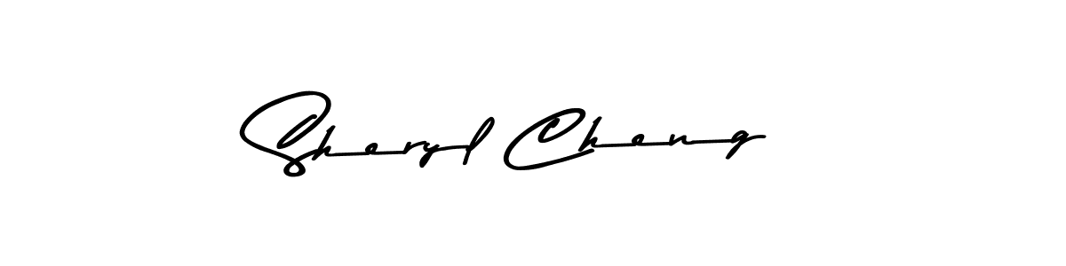 Design your own signature with our free online signature maker. With this signature software, you can create a handwritten (Asem Kandis PERSONAL USE) signature for name Sheryl Cheng. Sheryl Cheng signature style 9 images and pictures png