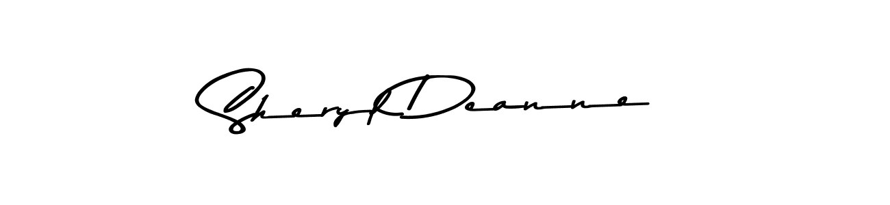 Similarly Asem Kandis PERSONAL USE is the best handwritten signature design. Signature creator online .You can use it as an online autograph creator for name Sheryl Deanne. Sheryl Deanne signature style 9 images and pictures png