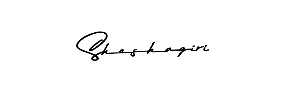 How to make Sheshagiri signature? Asem Kandis PERSONAL USE is a professional autograph style. Create handwritten signature for Sheshagiri name. Sheshagiri signature style 9 images and pictures png