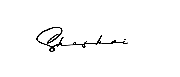 How to make Sheshai name signature. Use Asem Kandis PERSONAL USE style for creating short signs online. This is the latest handwritten sign. Sheshai signature style 9 images and pictures png