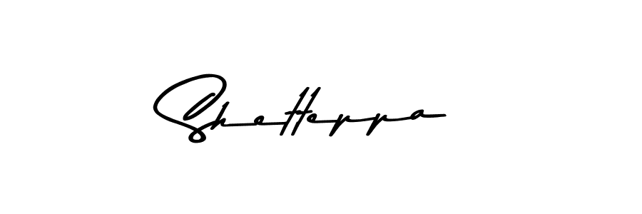 How to make Shetteppa name signature. Use Asem Kandis PERSONAL USE style for creating short signs online. This is the latest handwritten sign. Shetteppa signature style 9 images and pictures png
