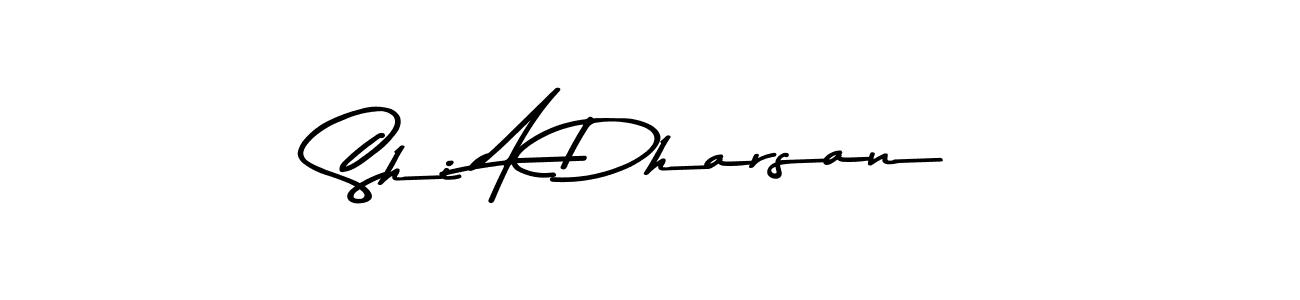 The best way (Asem Kandis PERSONAL USE) to make a short signature is to pick only two or three words in your name. The name Shi A Dharsan include a total of six letters. For converting this name. Shi A Dharsan signature style 9 images and pictures png