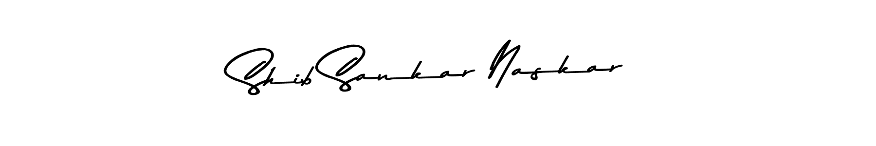 How to make Shib Sankar Naskar name signature. Use Asem Kandis PERSONAL USE style for creating short signs online. This is the latest handwritten sign. Shib Sankar Naskar signature style 9 images and pictures png