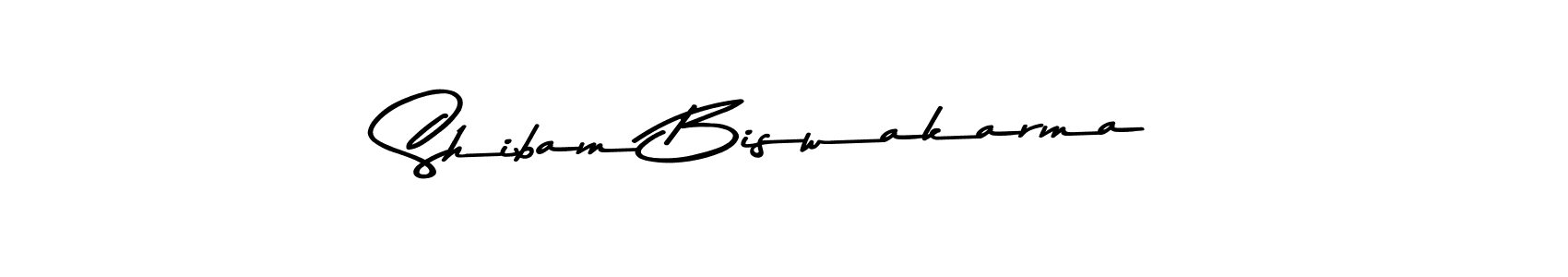 Use a signature maker to create a handwritten signature online. With this signature software, you can design (Asem Kandis PERSONAL USE) your own signature for name Shibam Biswakarma. Shibam Biswakarma signature style 9 images and pictures png
