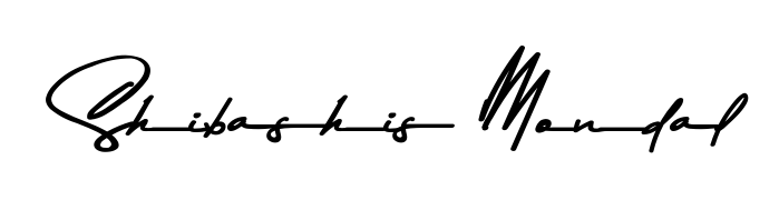 The Asem Kandis PERSONAL USE signature style provides a bold statement for name Shibashis Mondal. Designed for business owners, executives, and leaders. Shibashis Mondal signature style 9 images and pictures png