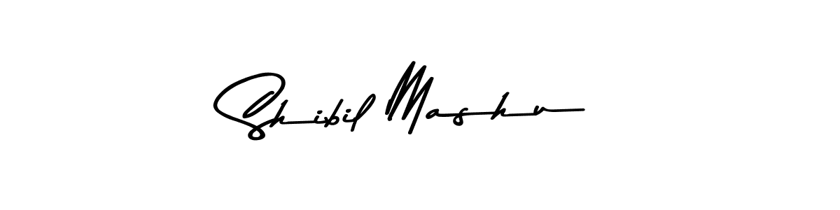 This is the best signature style for the Shibil Mashu name. Also you like these signature font (Asem Kandis PERSONAL USE). Mix name signature. Shibil Mashu signature style 9 images and pictures png